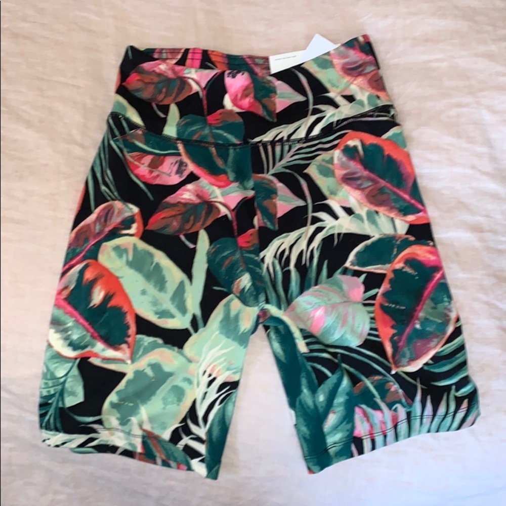 american eagle tropical bike shorts